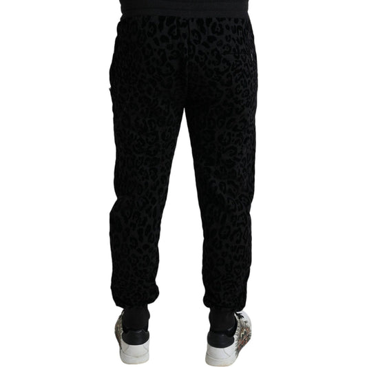 Dolce & Gabbana Elegant Leopard Joggers for Men Dolce & Gabbana