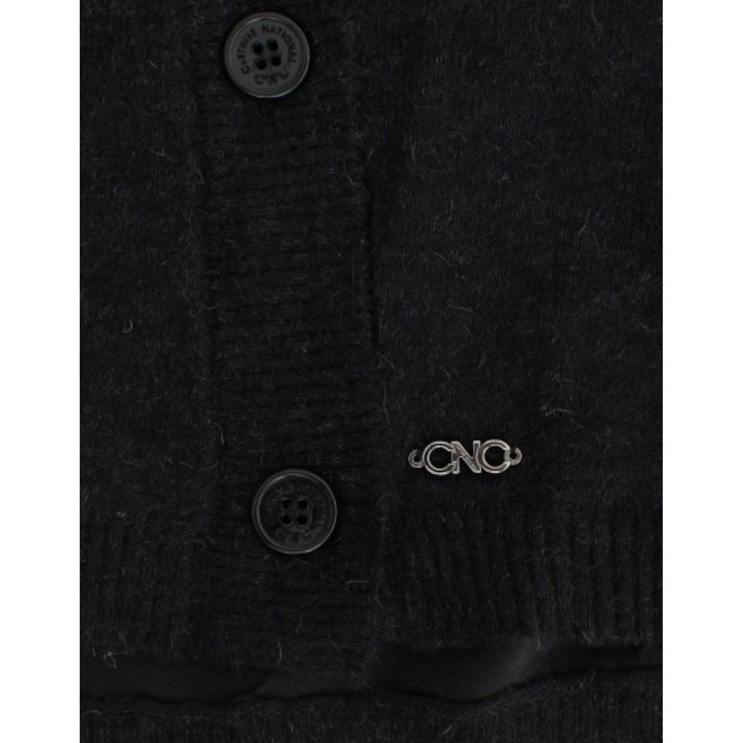 Costume National Gray wool alpaca cardigan Costume National