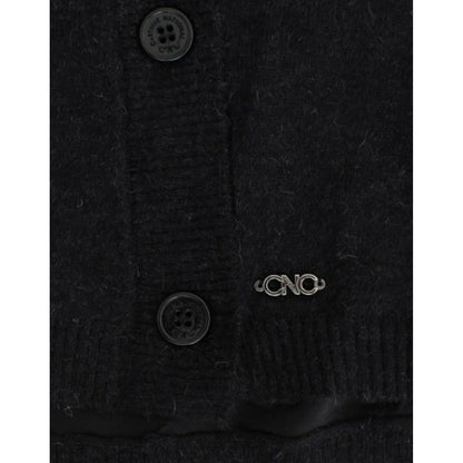 Costume National Gray wool alpaca cardigan Costume National