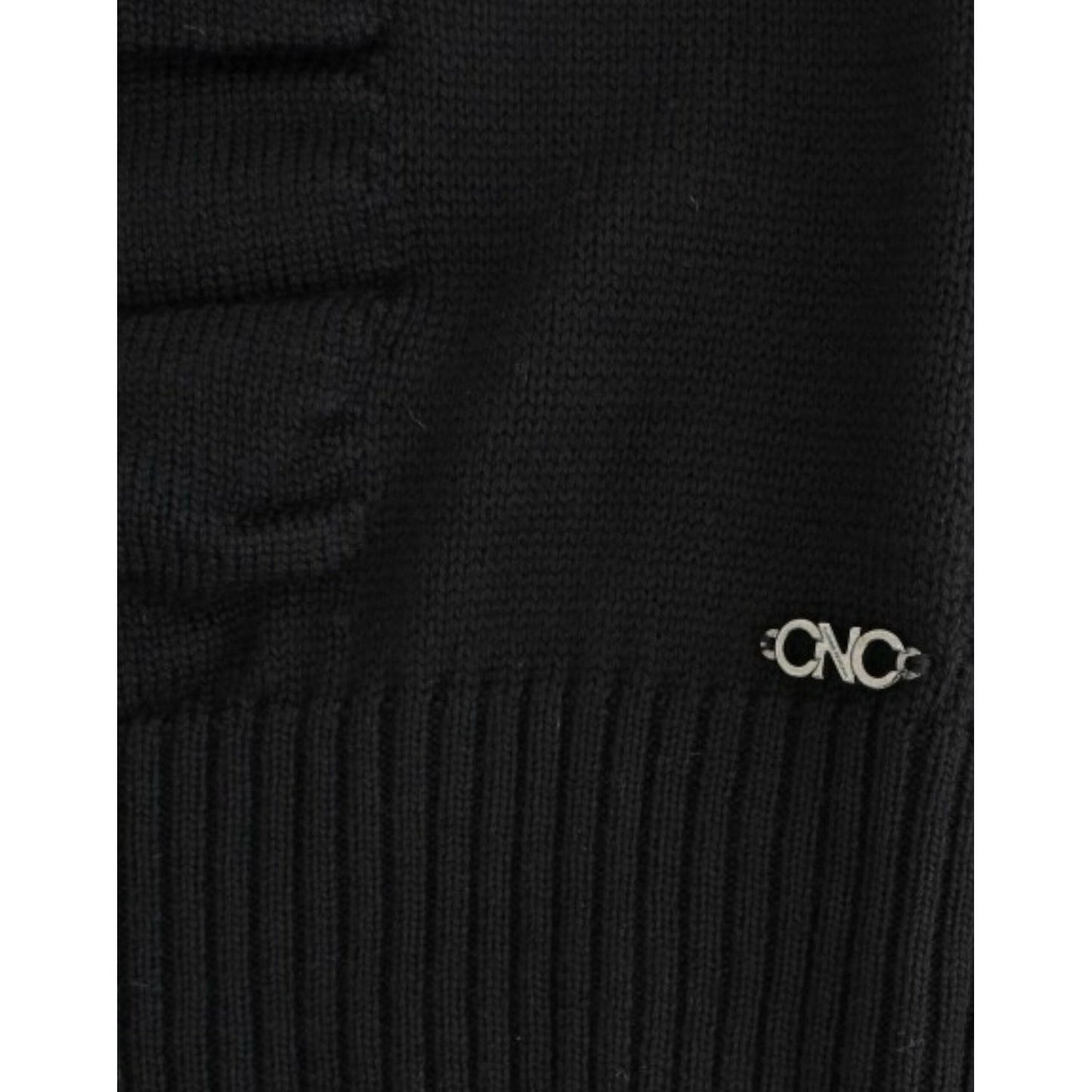 Costume National Black V-neck wool sweater Costume National