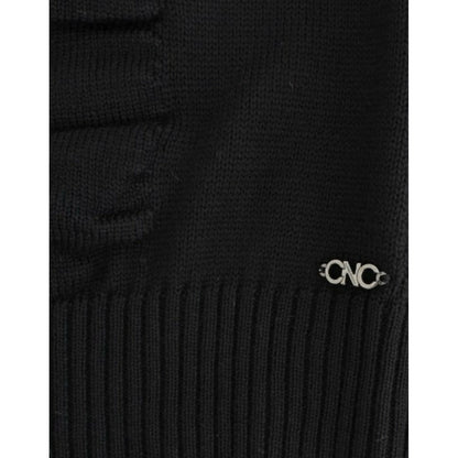 Costume National Black V-neck wool sweater Costume National