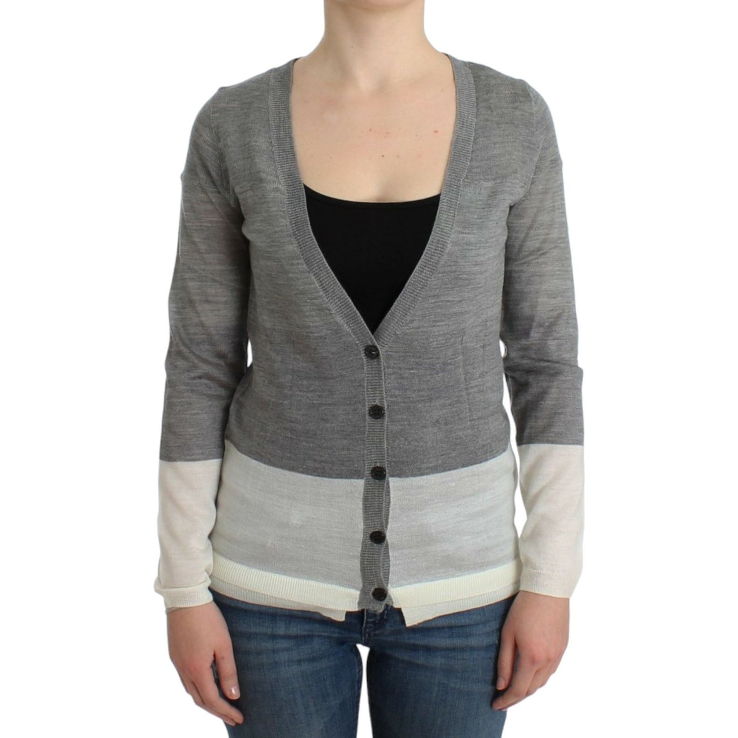 Costume National Gray lightweight cardigan Costume National