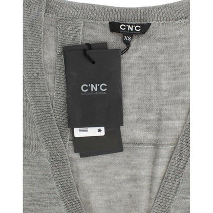 Costume National Gray lightweight cardigan Costume National