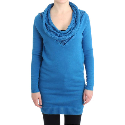 Costume National Blue scoopneck sweater Costume National