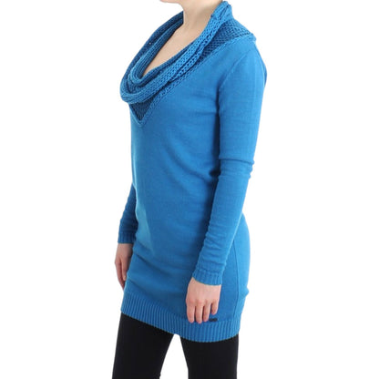 Costume National Blue scoopneck sweater Costume National