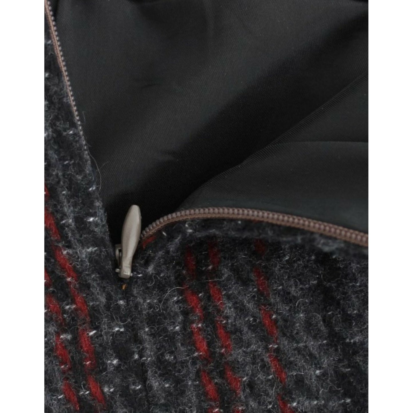 Costume National Gray wool mini skirt Costume National