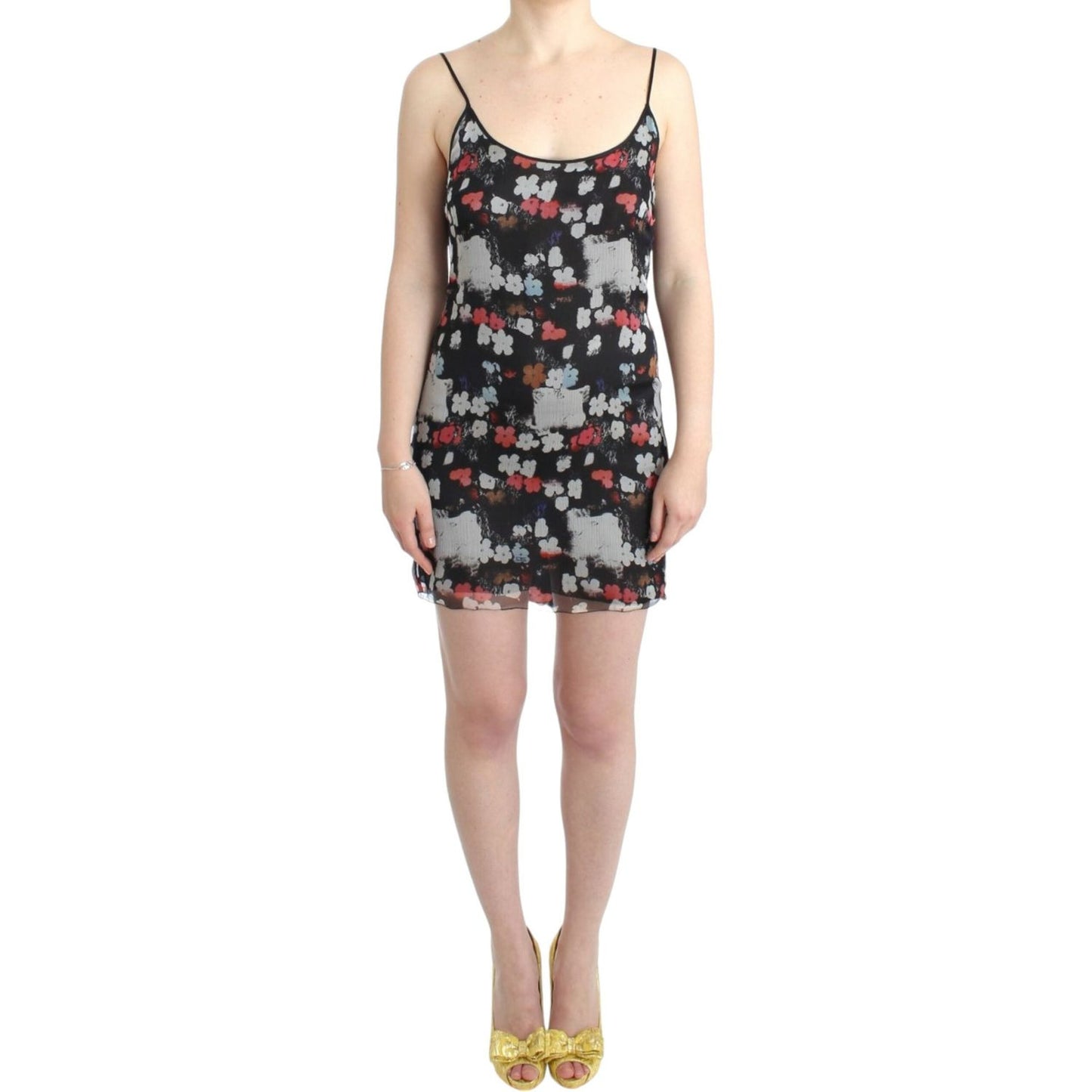 Costume National Floral silk mini dress Costume National