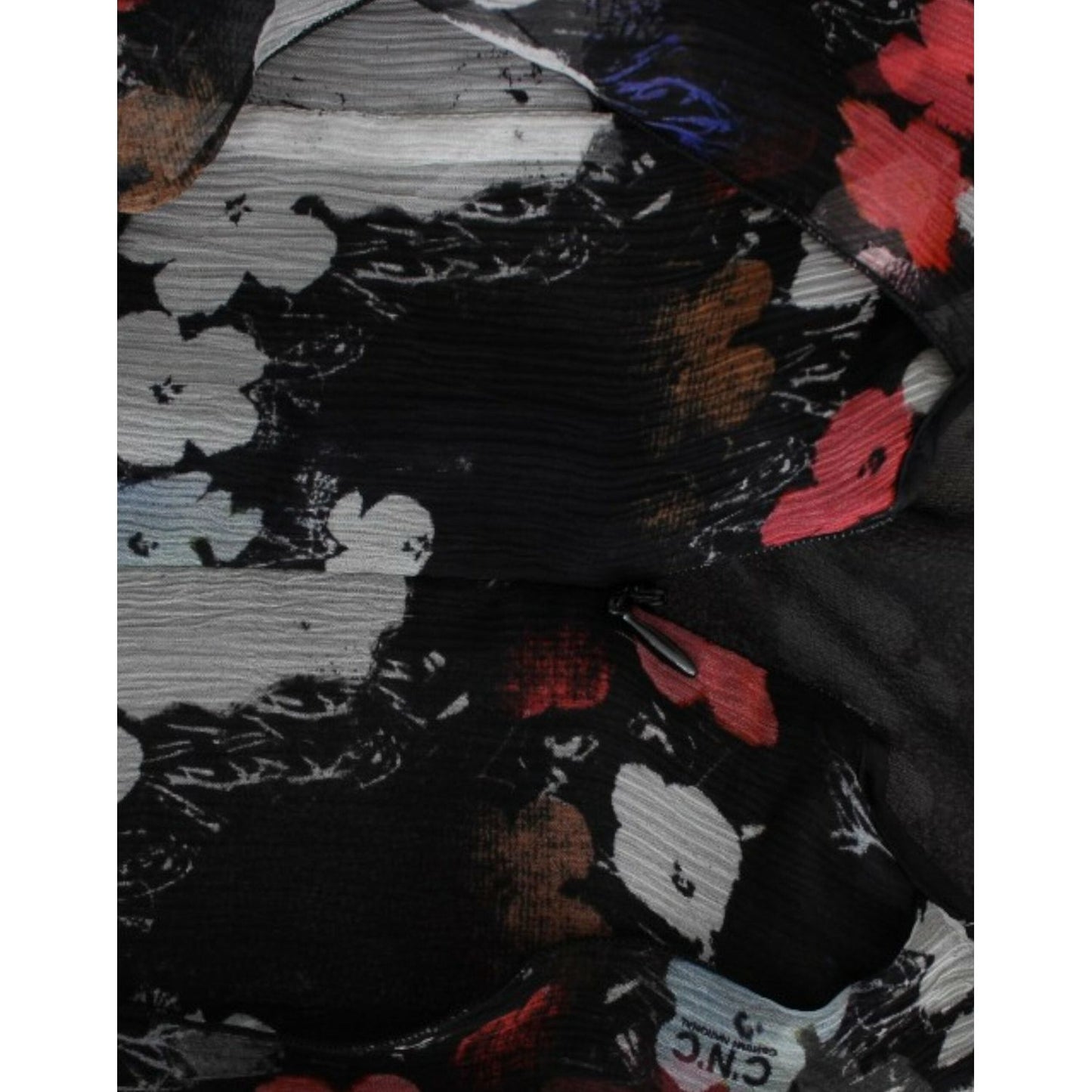 Costume National Floral silk mini dress Costume National