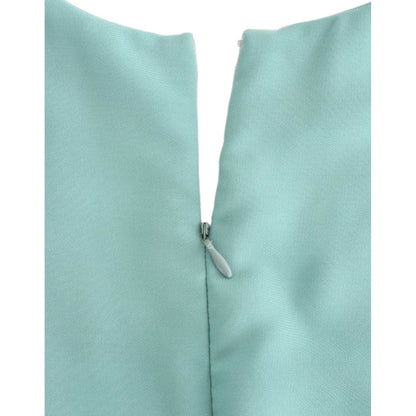 Costume National Green 3/4 sleeved sheath dress Costume National