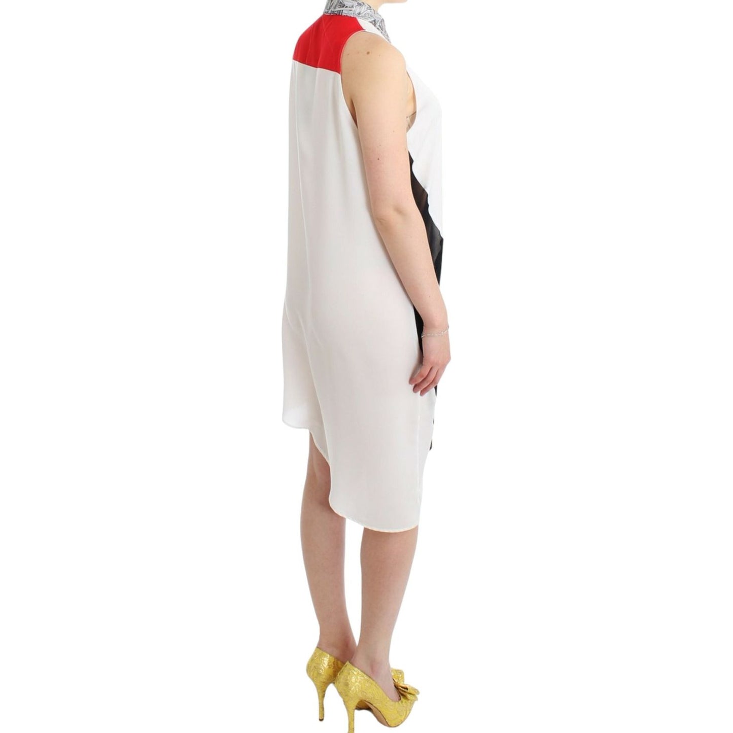Costume National White shirt assymetric hem dress Costume National
