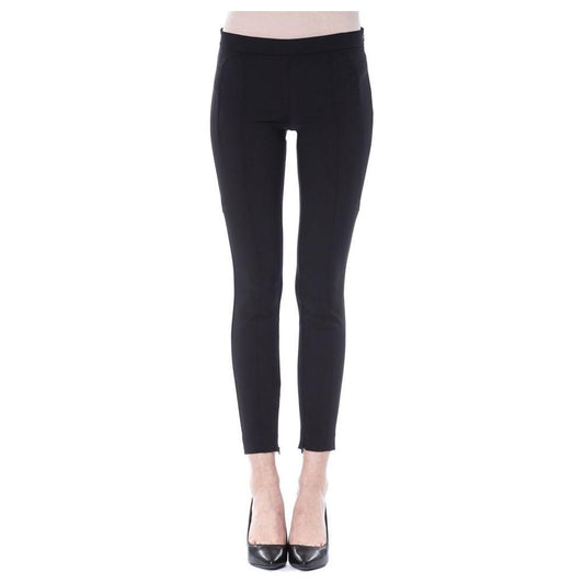 BYBLOS Black Polyester Women's Skinny Pant