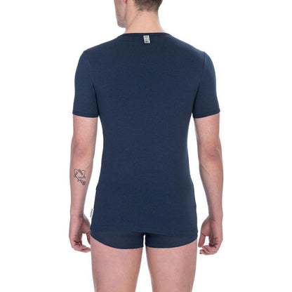 Bikkembergs Blue Cotton Men's T-Shirt