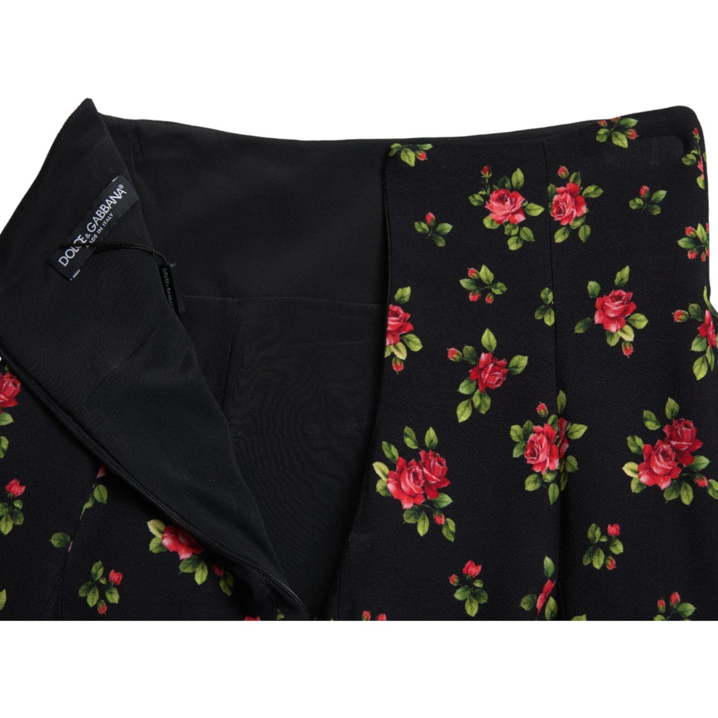 Dolce & Gabbana Floral A-Line Mini Skirt with High Waist Dolce & Gabbana