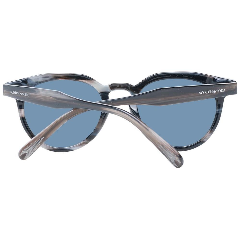 Scotch & Soda Black Renew Acetate Sunglasses