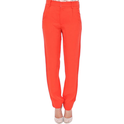 CO|TE Orange boyfriend stretch pants CO|TE