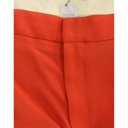 CO|TE Orange boyfriend stretch pants CO|TE