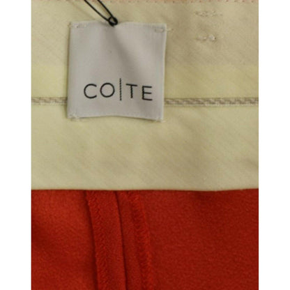 CO|TE Orange boyfriend stretch pants CO|TE