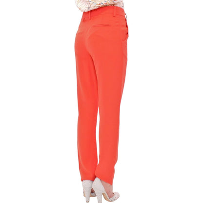 CO|TE Orange boyfriend stretch pants CO|TE