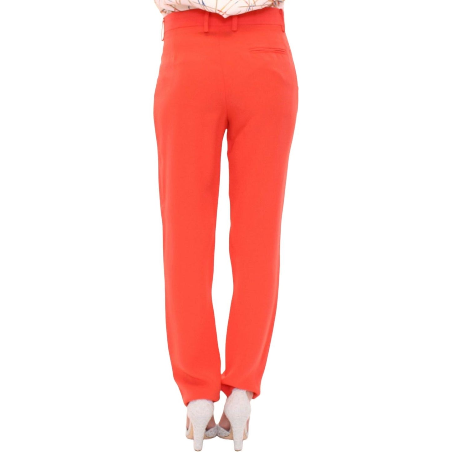 CO|TE Orange boyfriend stretch pants CO|TE