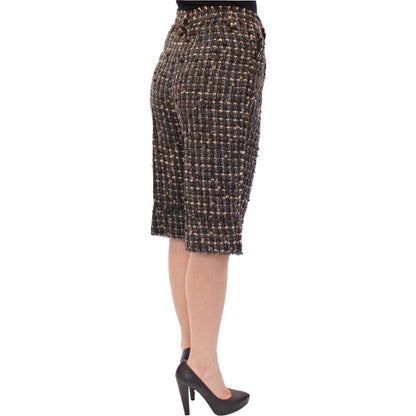 Dolce & Gabbana Multicolor wool shorts pants Dolce & Gabbana