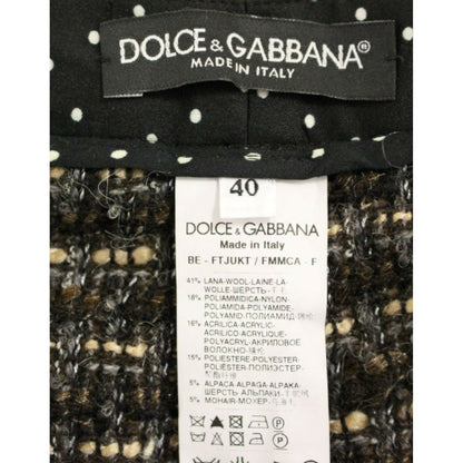 Dolce & Gabbana Multicolor wool shorts pants Dolce & Gabbana