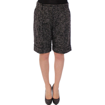 Dolce & Gabbana Gray wool shorts pants Dolce & Gabbana