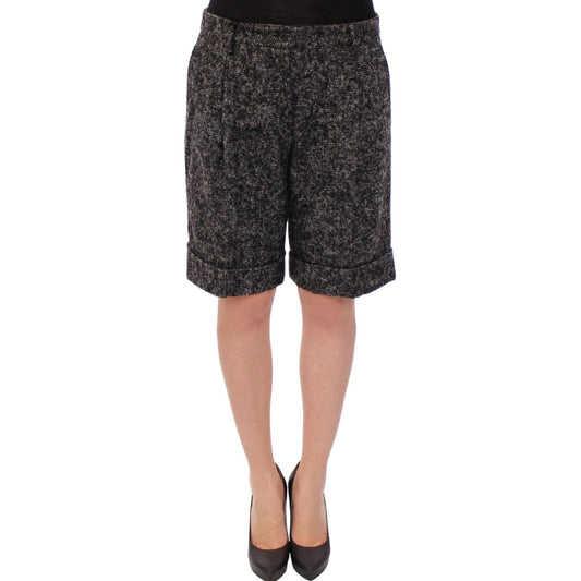 Dolce & Gabbana Gray wool shorts pants Dolce & Gabbana