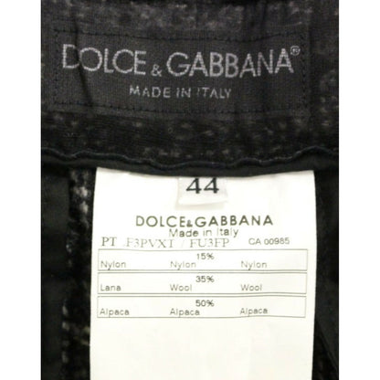 Dolce & Gabbana Gray wool shorts pants Dolce & Gabbana