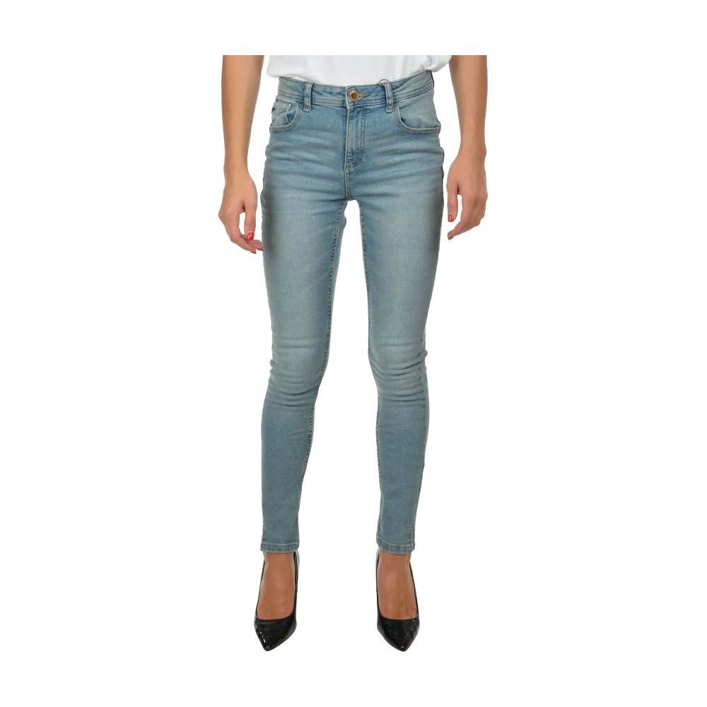 Yes Zee Light Blue Cotton Women's Skinny Jean Yes Zee