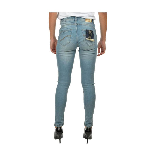 Yes Zee Light Blue Cotton Women's Skinny Jean Yes Zee