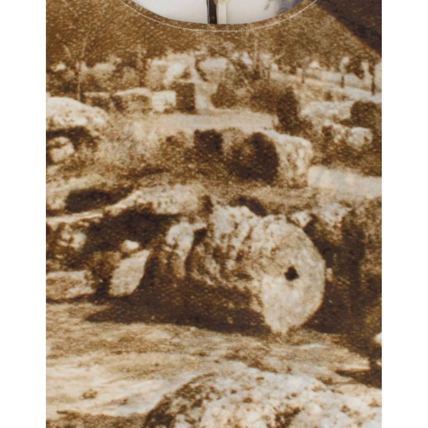 Dolce & Gabbana Brown Taormina silk blouse Dolce & Gabbana