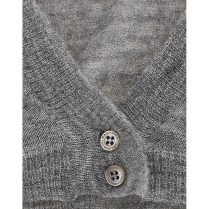 Ermanno Scervino Lingerie Knit Gray Bolero Sweater Cardigan Ermanno Scervino