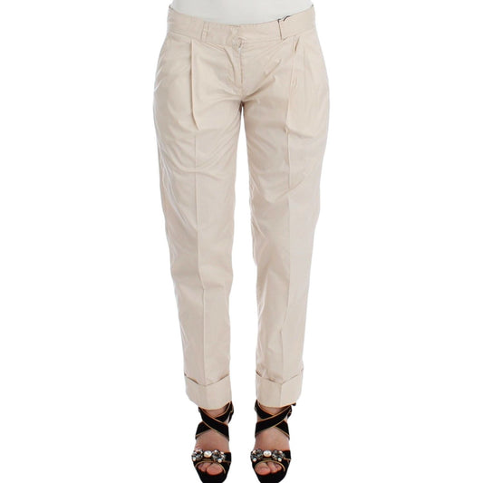 Ermanno Scervino Beige Chinos Casual Dress Pants Khakis Ermanno Scervino