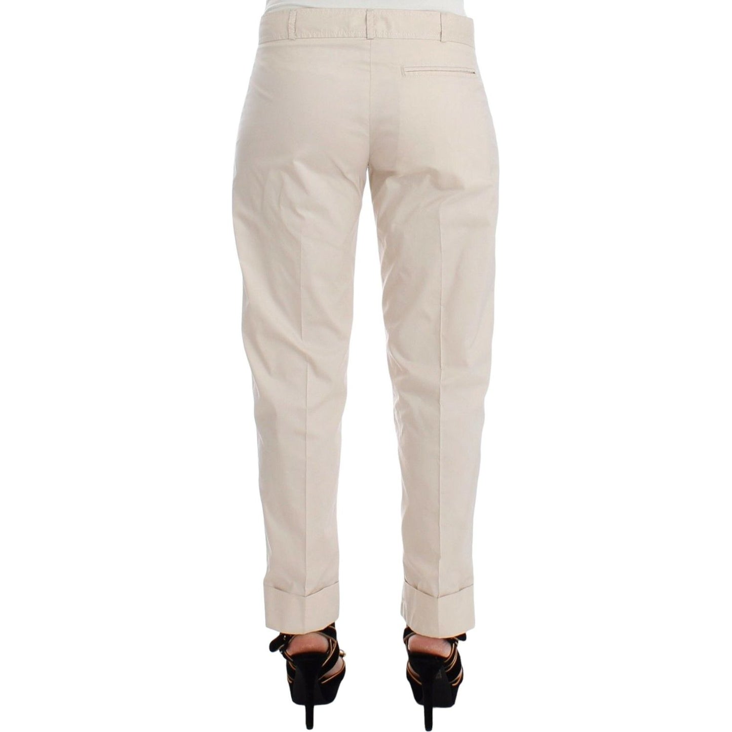 Ermanno Scervino Beige Chinos Casual Dress Pants Khakis Ermanno Scervino