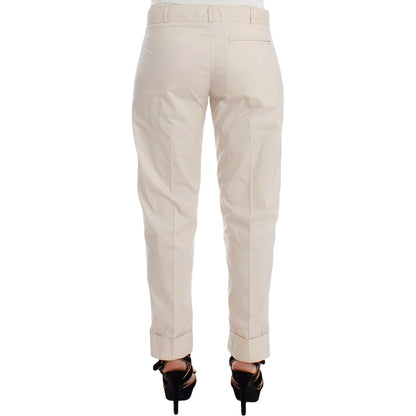 Ermanno Scervino Beige Chinos Casual Dress Pants Khakis Ermanno Scervino
