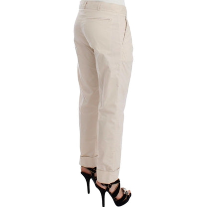 Ermanno Scervino Beige Chinos Casual Dress Pants Khakis Ermanno Scervino