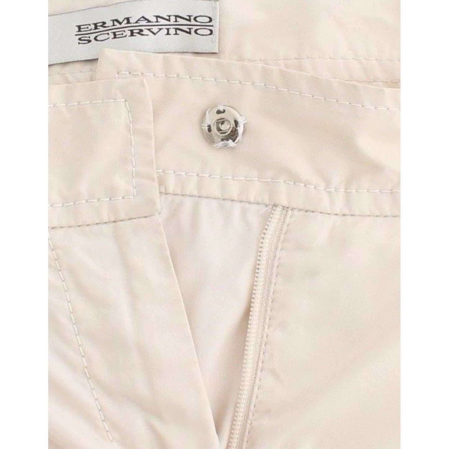 Ermanno Scervino Beige Chinos Casual Dress Pants Khakis Ermanno Scervino