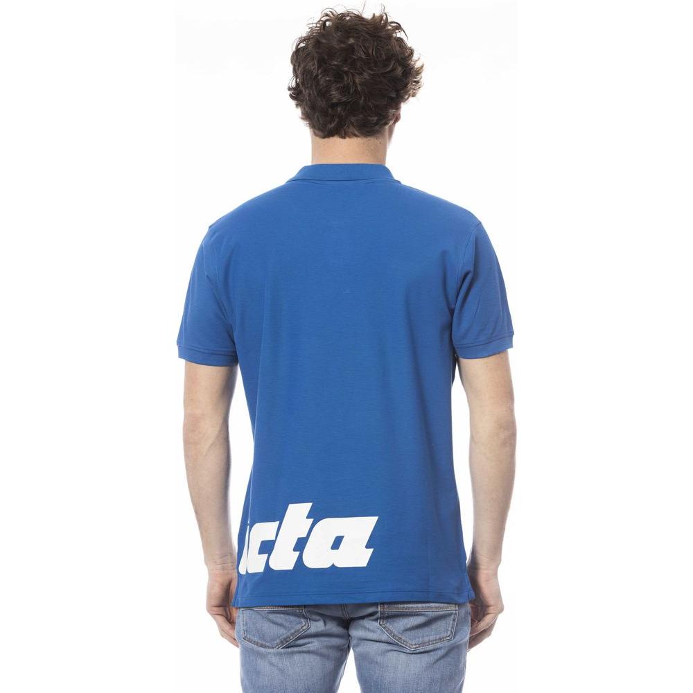 Invicta Blue Cotton Men Polo Shirt