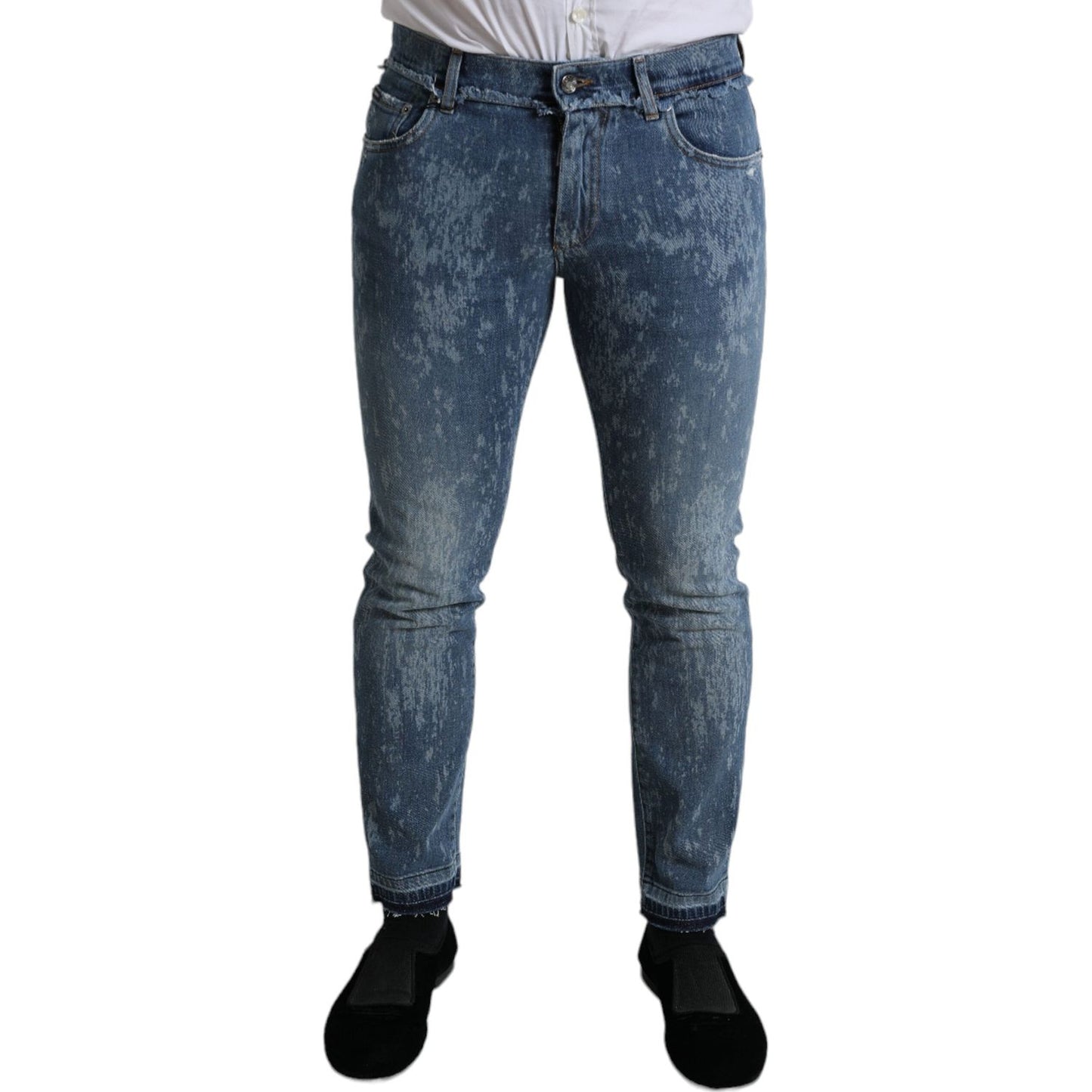 Dolce & Gabbana Chic Blue Skinny Stretch Denim Jeans Dolce & Gabbana