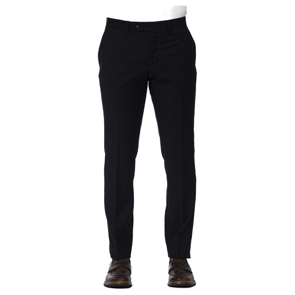 Trussardi Blue Wool Men Trouser