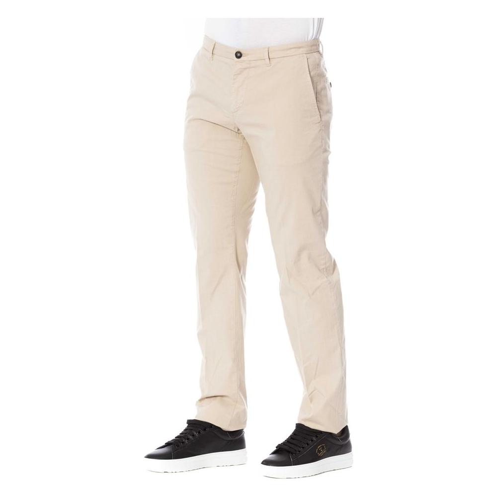 Trussardi Beige Cotton Men Pant Trussardi