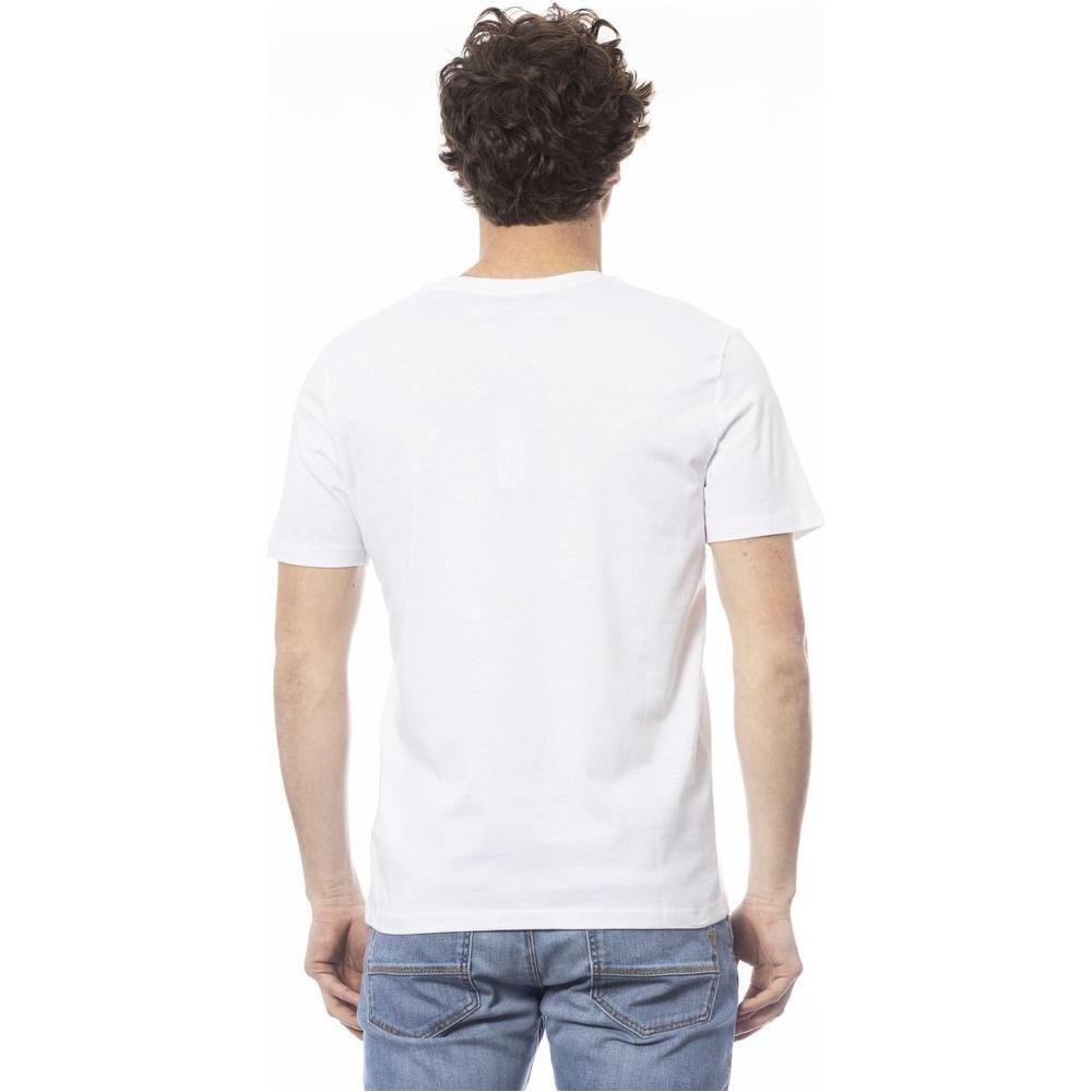 Ungaro Sport White Cotton Men T-Shirt Ungaro Sport