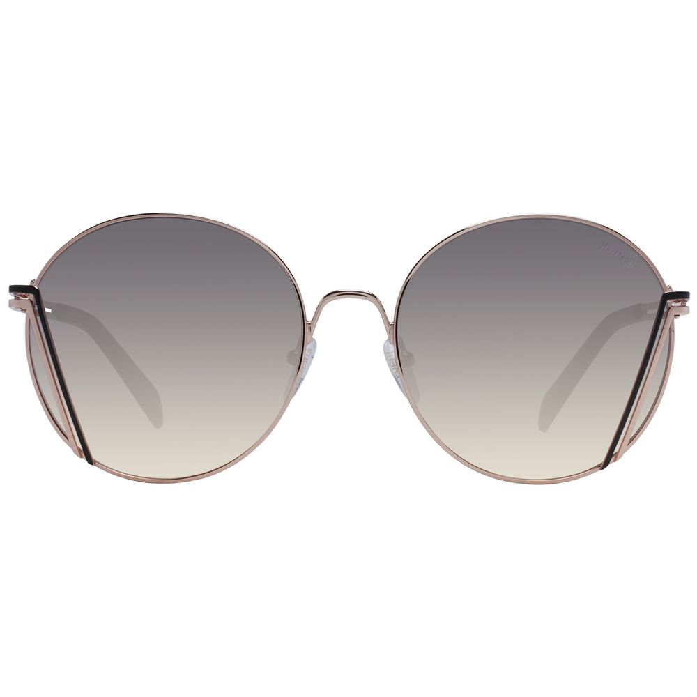 Emilio Pucci Rose Gold Metal Sunglasses