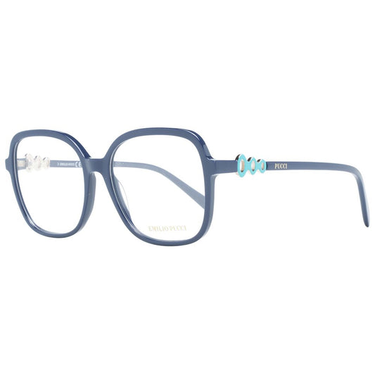 Emilio Pucci Blue Plastic Glasses (Frames) 1728,67345776800,Accessories,Blue,Emilio Pucci,Glasses (Frames) - Glasses and Sunglasses - Accessories,Glasses and Sunglasses - Accessories,New with tags,Sunglasses for Women - Sunglasses,Women