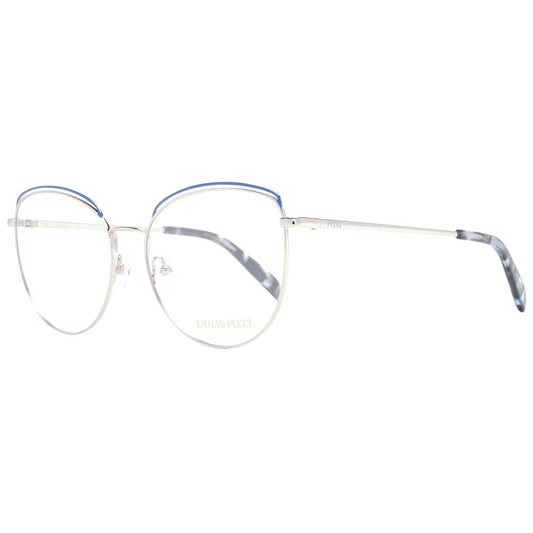 Emilio Pucci Blue Metal Glasses (Frames) 1728,67345776800,Accessories,Blue,Emilio Pucci,Glasses (Frames) - Glasses and Sunglasses - Accessories,Glasses and Sunglasses - Accessories,New with tags,Sunglasses for Women - Sunglasses,Women