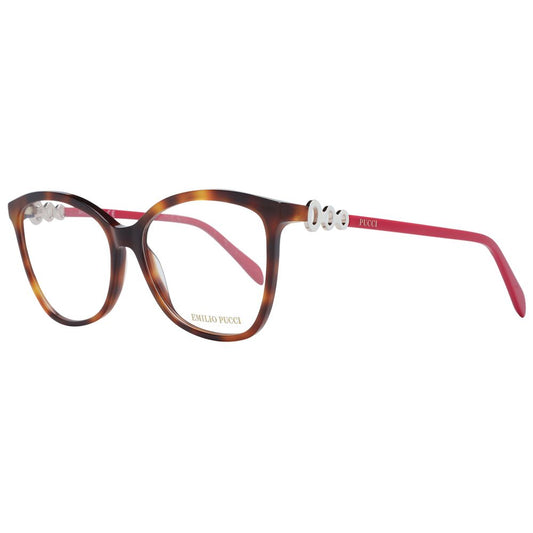 Emilio Pucci Brown Plastic Glasses (Frames) 1728,67345776800,Accessories,Brown,Emilio Pucci,Glasses (Frames) - Glasses and Sunglasses - Accessories,Glasses and Sunglasses - Accessories,New with tags,Sunglasses for Women - Sunglasses,Women