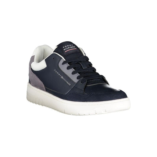 Tommy Hilfiger Blue Polyethylene Men Sneaker Tommy Hilfiger