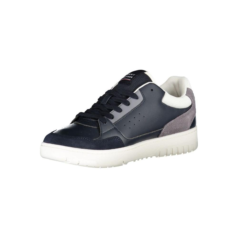 Tommy Hilfiger Blue Polyethylene Men Sneaker Tommy Hilfiger