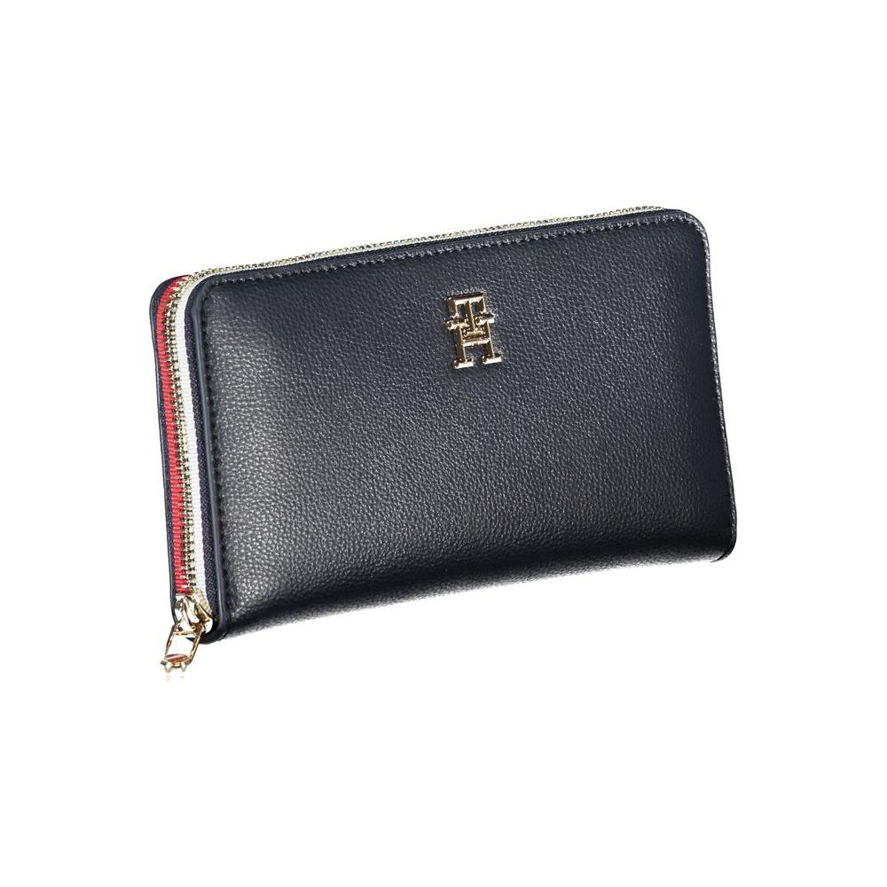 Tommy Hilfiger Elegant Blue Designer Wallet Tommy Hilfiger