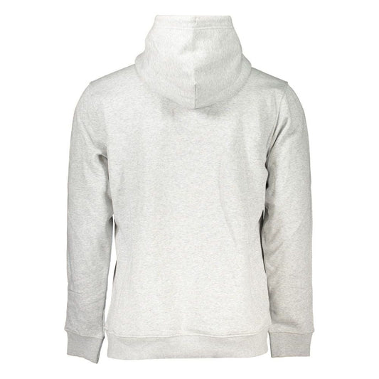 Tommy Hilfiger Chic Gray Fleece Hooded Sweatshirt for Men Tommy Hilfiger